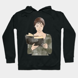 Elizabeth Bennett reading Hoodie